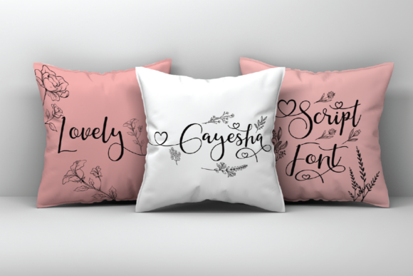 Gayesha Font Poster 10