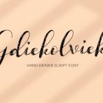 Gdiekolviek Font Poster 1