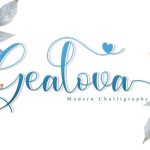 Gealova Font Poster 1