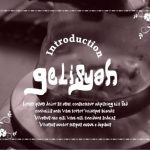 Gelisyah Font Poster 1