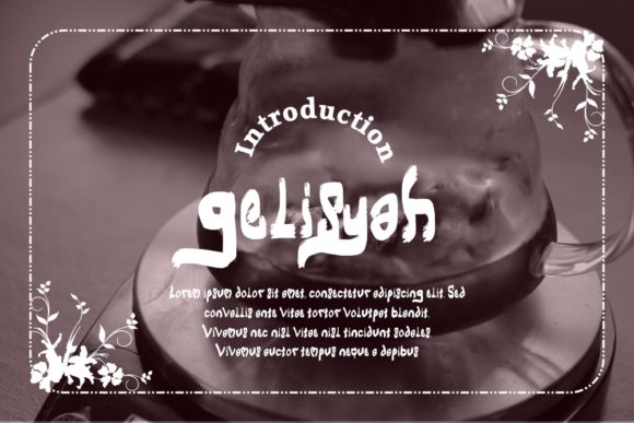 Gelisyah Font Poster 1