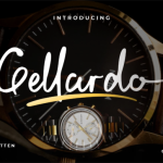 Gellardo Font Poster 1