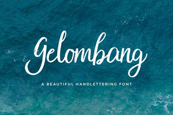 Gelombang Font Gelombang Font Poster 1