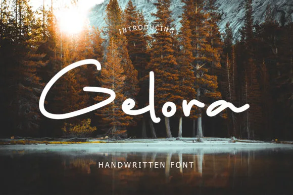 Gelora Font Gelora Font Poster 1