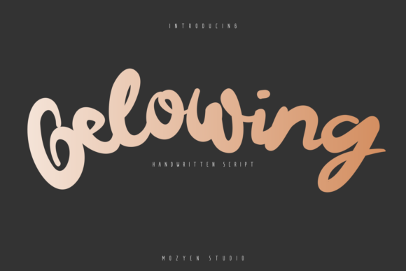 Gelowing Font Poster 1
