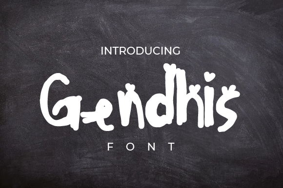 Gendhis Font Poster 1