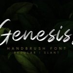 Genesiss Font Poster 1