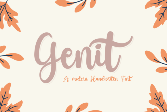 Genit Font Poster 1