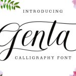 Genta Font Poster 1