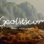 Geoliticum Font Poster 1