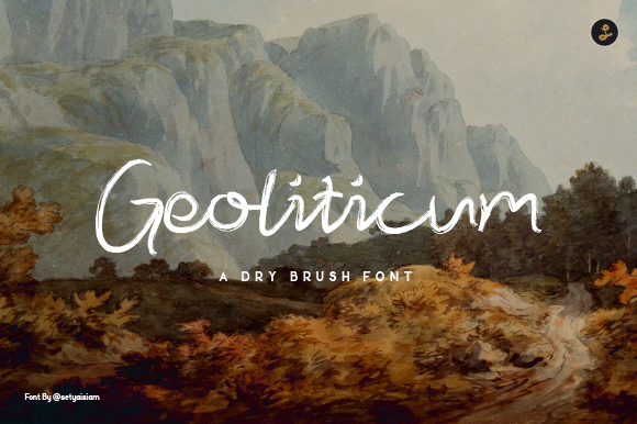 Geoliticum Font Poster 1