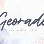 Georado Font Poster 1