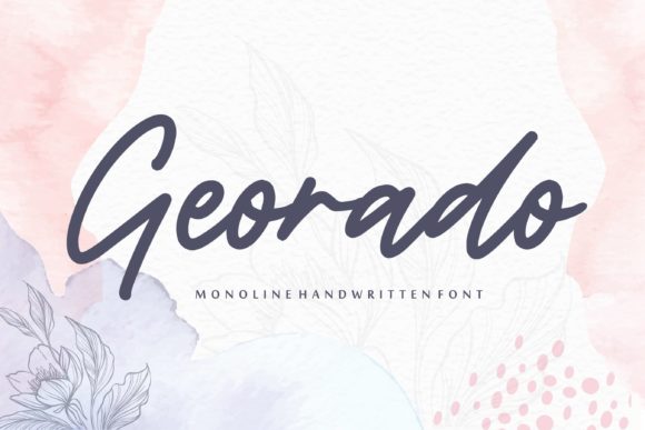 Georado Font Poster 1