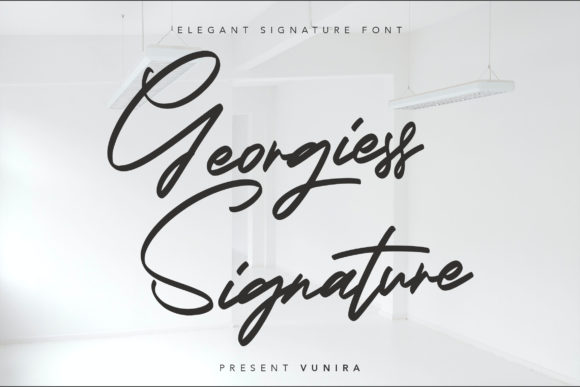 Georgiess Signature Font