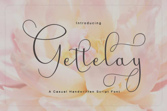 Gettelay Font Poster 1