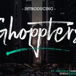 Ghoppters Font Poster 1