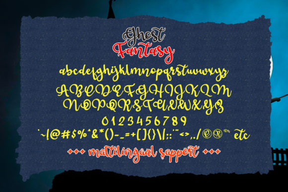 Ghost Fantasy Font Poster 7