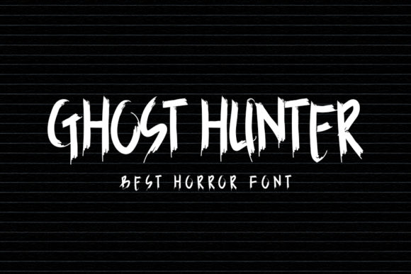 Ghost Hunter Font Poster 1