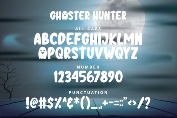 Ghoster Hunter Font Poster 3