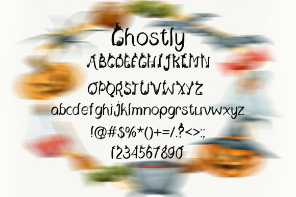 Ghostly Font Poster 2