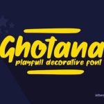Ghotana Font Poster 1
