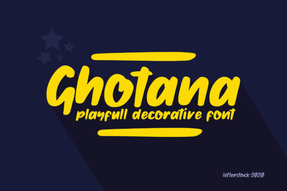 Ghotana Font Poster 1