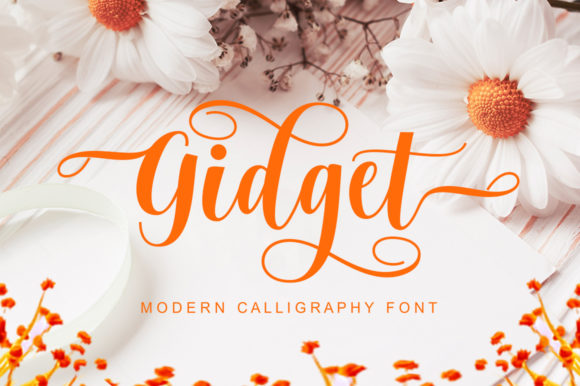 Gidget Font Poster 1