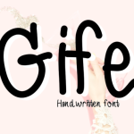 Gife Font Poster 1