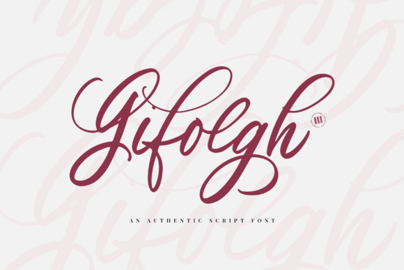 Gifolgh Font Poster 1