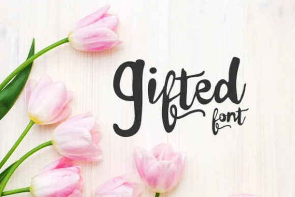 Gifted Font Poster 1