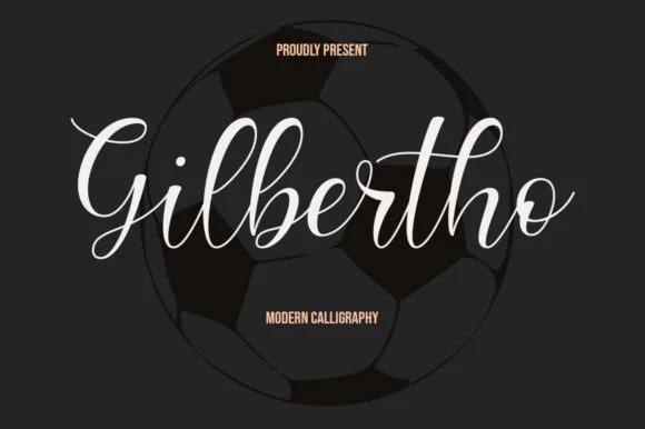 Gilbertho Font Gilbertho Font Poster 1