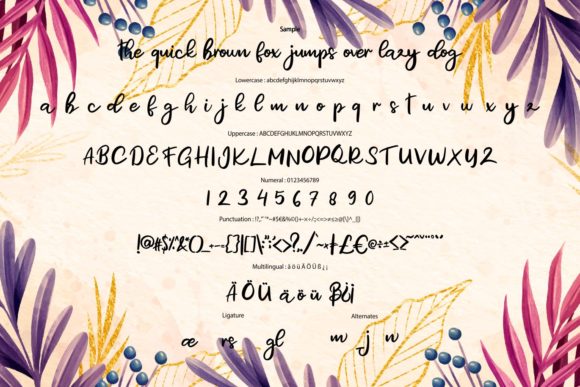 Giletha Font Poster 6