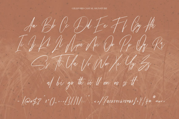 Gillford Font Poster 5