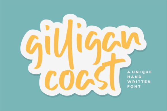 Gilligan Coast Font Poster 1