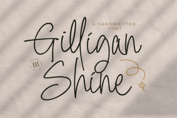 Gilligan Shine Font Poster 1
