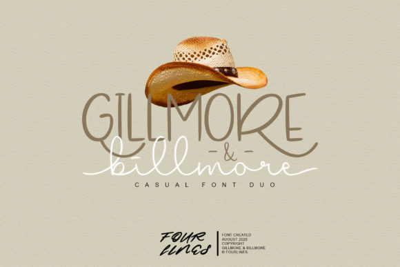 Gillmore & Billmore Font Poster 1