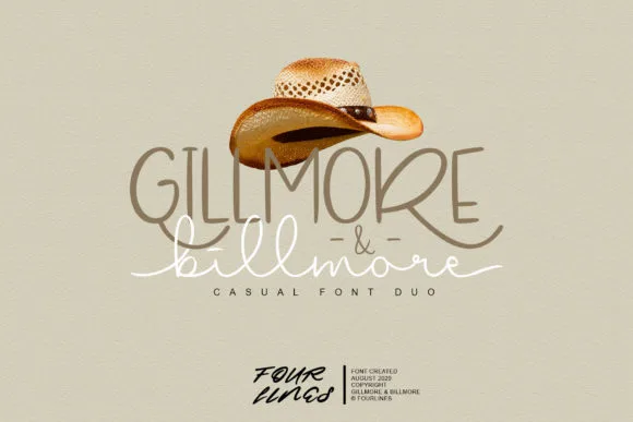 Gillmore & Billmore Font Poster 1