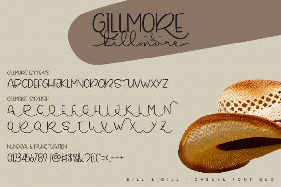 Gillmore & Billmore Font Poster 8