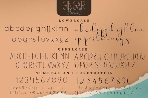 Gingar Bread Font Poster 6