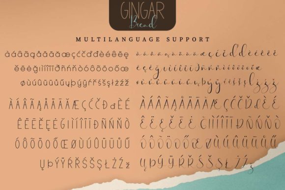 Gingar Bread Font Poster 10