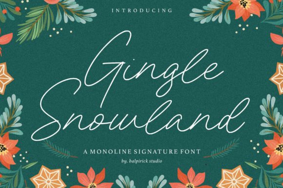 Gingle Snowland Font