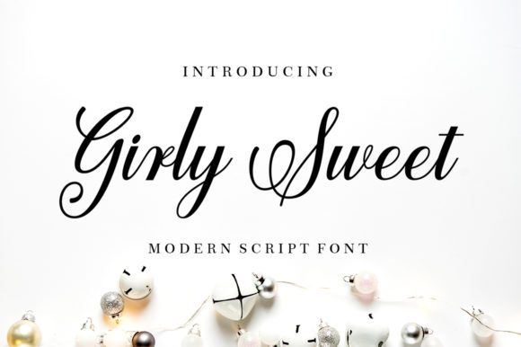 Girly Sweet Font Poster 1