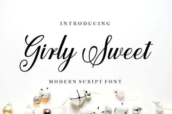 Girly Sweet Font Girly Sweet Font Poster 1
