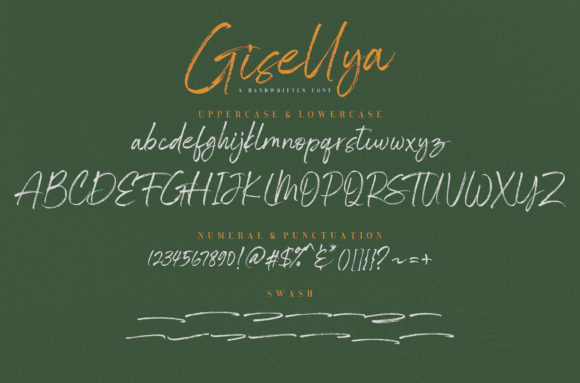 Gisellya Font Poster 11