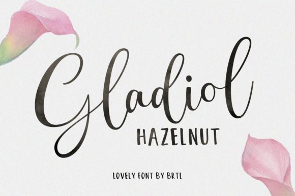 Gladiol Font Poster 1