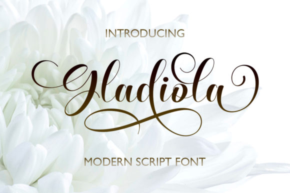 Gladiola Font Poster 1