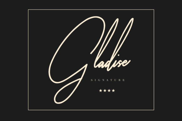 Gladise Font Poster 1