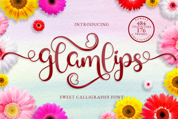 Glamlips Font