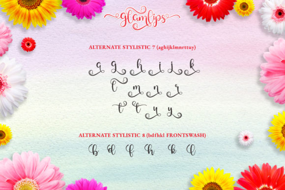 Glamlips Font Poster 11