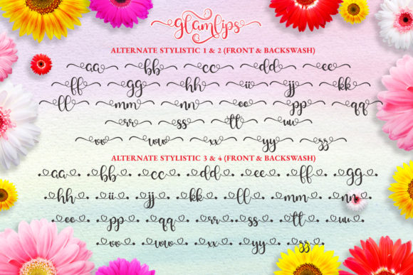 Glamlips Font Poster 9